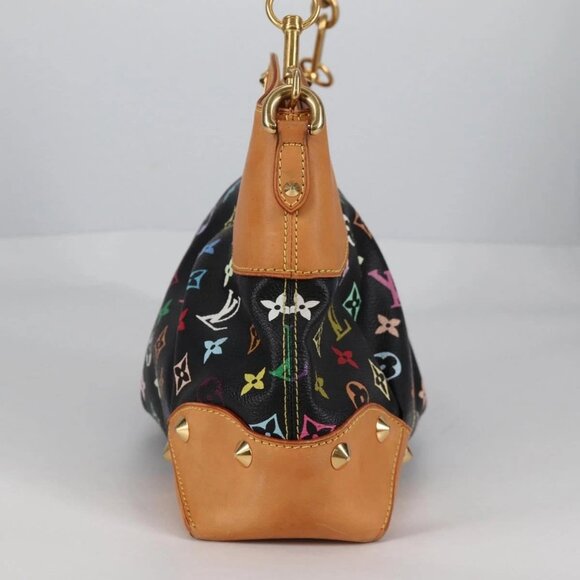 LOUIS VUITTON Monogram Multicolor Judy MM Bag 2Way Black M40256 Auth BA5540A - Picture 6 of 16